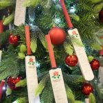 Francis House Festival of Christmas Trees - tree decorated by the Lancashire County Cricket Club