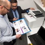 Managing Director at Quality Save Ric Rudkin with Technology Sales at Midshire Stuart Carruthers