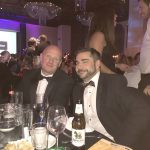 Rob and Dan from Midshire at the Talk of Manchester Awards 2017