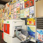 The Risograph with artwork