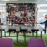 Sedulo Leeds office Fred Perry breakout room